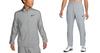 Windbreaker Woven Jacket and Pants Size Men's Set, L, Dri-Fit Sportswear/Training Wear, Gray, DM6620/DM6627
