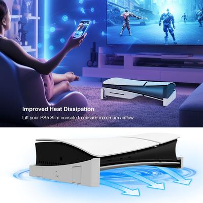 Horizontal Stand Display Stand Space Saving Host Rack Storage Holder Accessories for Playstation 5 Slim Disc & Digital Edition