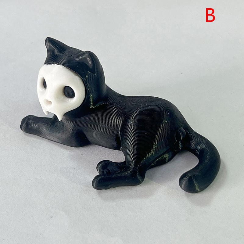 

Кошачий череп Маска держатель для ручки 3D печать Творческая личность Настольные украшения Украшения