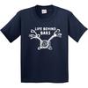 Inktastic Life Behind Bars Motorcycle Youth Kids Boys T-Shirt Hobbies Bikes Handlebars Hog