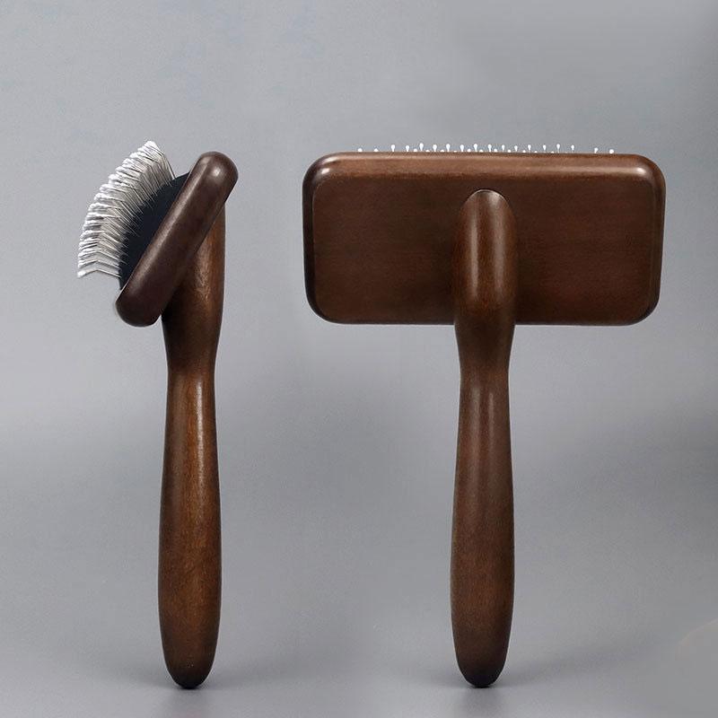 Dog Comb Wooden Dogs Brush Pet Hair Remover Dog Grooming Brush for Pet Hair Knot Opening Massage Cat Brushes Pet Accessories