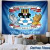 Custom Name Coventry City Crest Design Printed Tapestry, for Bedroom,Livingroom, dormitory, Large Wall Decor, Fabric Decor Fan Birthday Gifts