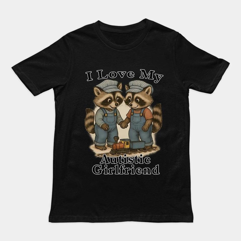 I Love my Autistic Girlfriend T-Shirt S-3XL S
