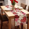 Valentine's Day Pink Red Love Hearts Table Runner Table Decor Reusable Kitchen Dining Table Runner Wedding Party Decorations