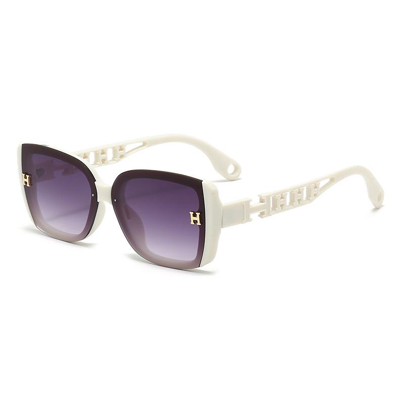 Summer new high-end anti-ultraviolet hollow foot sunglasses sunglasses women's high-end sunglasses women