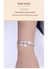 Sterling Silver Flower Peace Push-Pull Bracelets for Kids - Solid Enamel Design, Medium & Large Sizes Available.
