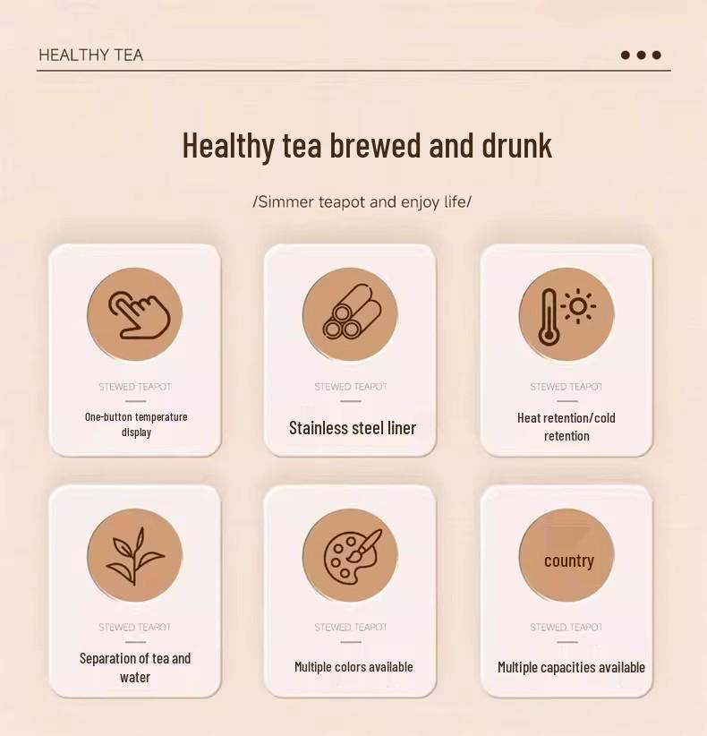 High-Capacity Thermos Flask with Tea Infuser – Long-Lasting Thermal Insulation, Food-Grade, Ideal for Home Use