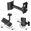 2/4PCS Speaker Stand Bracket Universal Stainless Steel Mount Hanger For Speaker Wall Mount Bracket UB-20II 535 525 550 Black