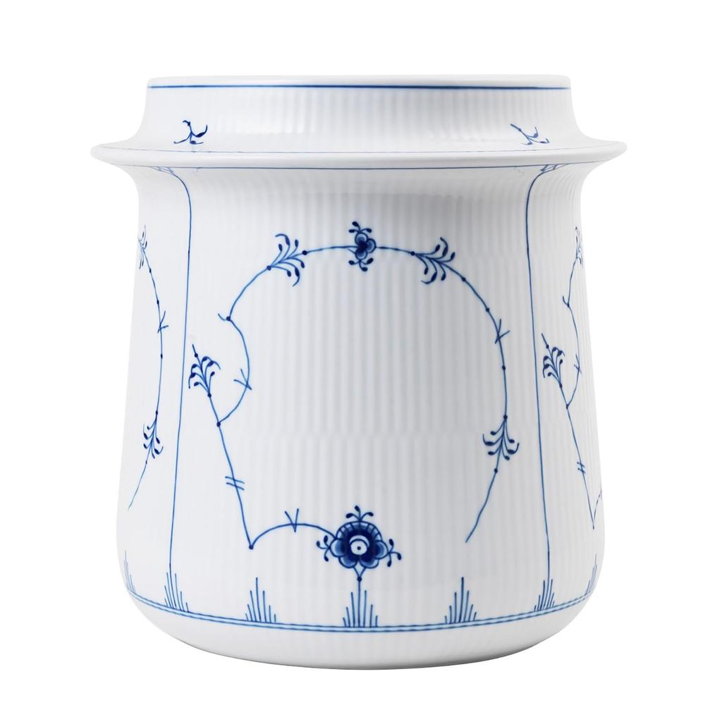 [Officially Imported] Royal Copenhagen Blue Fluted Plain Wine Cooler, Perfect for Weddings and Gifts, 1073143