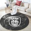 PAOK Round Area Rug,Carpet Rug for Living Room Bedroom Sofa Playroom Decor,Non-slip Floor Mat