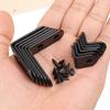 10Sets Furniture Fastener Angle Bracket Iron Shelf Support Bracket Durable Corner Brace Joint