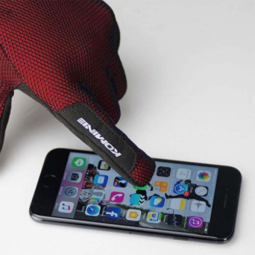Komine Motorcycle Protective Riding Mesh Gloves Plaid Black M GK-233 1231 Mesh Material for Spring, Summer, and Autumn