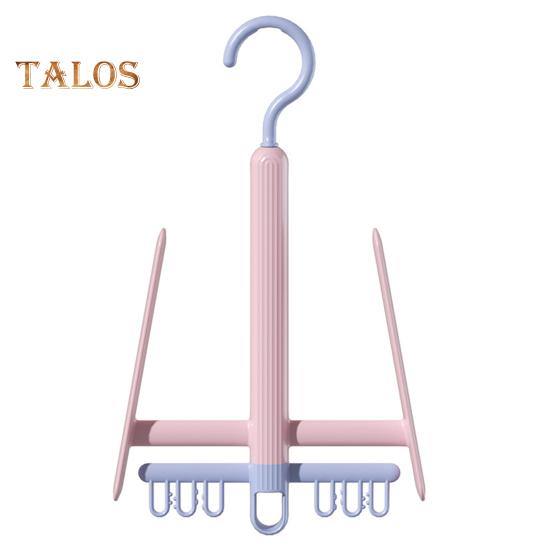 

Сушилка для обуви с вращающимся на 360 градусов крючком, прочная несущая ветрозащитная стелька, вешалка для одежды розовый