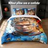 Set Biancheria da Letto Design Erling Haaland 1 Copripiumino + 2 Federe Morbido Traspirante Biancheria da Letto per la Casa
