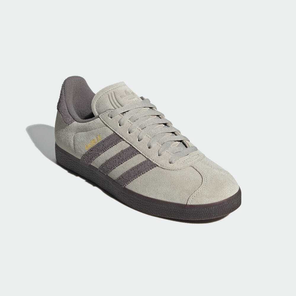 IG2098 adidas Originals Gazelle Putty Grey Charcoal Dark Brown (Men s) 10.5
