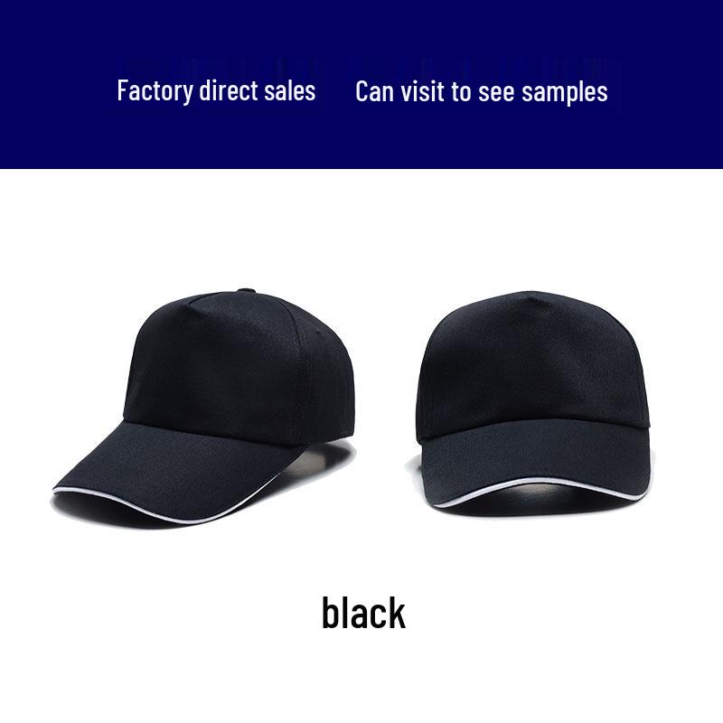 Pure Cotton Embroidered Volunteer Baseball Cap - Custom Work & Sun Hat with Logo