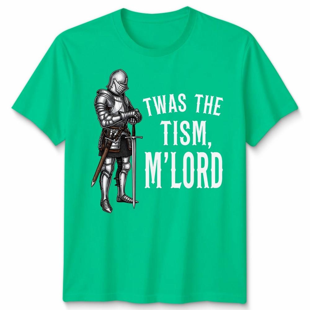 Funny Autism Awareness Support Twas The Tism M Lord Autistic Unisex Tshirt S
