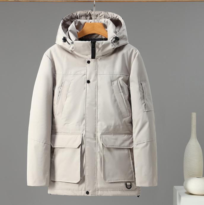 

Минималистичная повседневная мужская хлопковая куртка однотонная Легкая универсальная зимняя повседневная куртка XXXXL