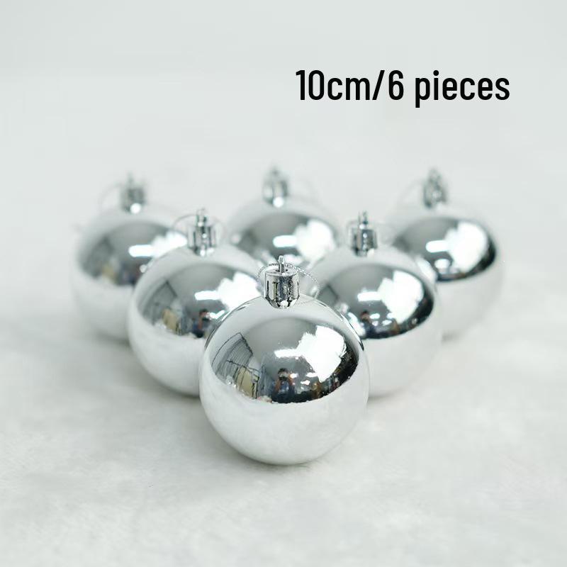 Colorful Matte Christmas Tree Hanging Ball - Decorative Round Ornaments for Holiday Celebration