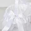 Sturdy Decorative Flower Girl Basket with Ribbon and Bowknot for Wedding Processions Ceremony Daily Use Trendy Women