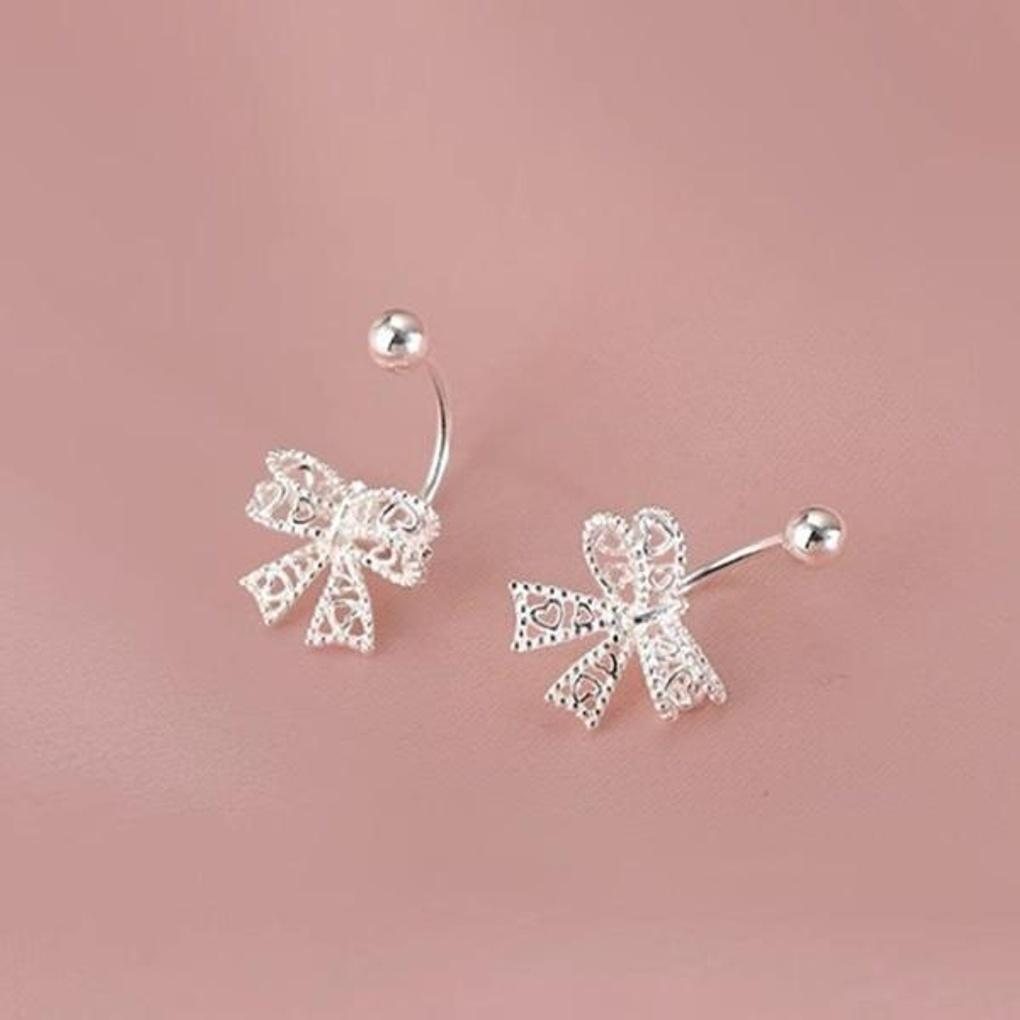 Women's Accessories Sari Micro Heart Ribbon Piercing