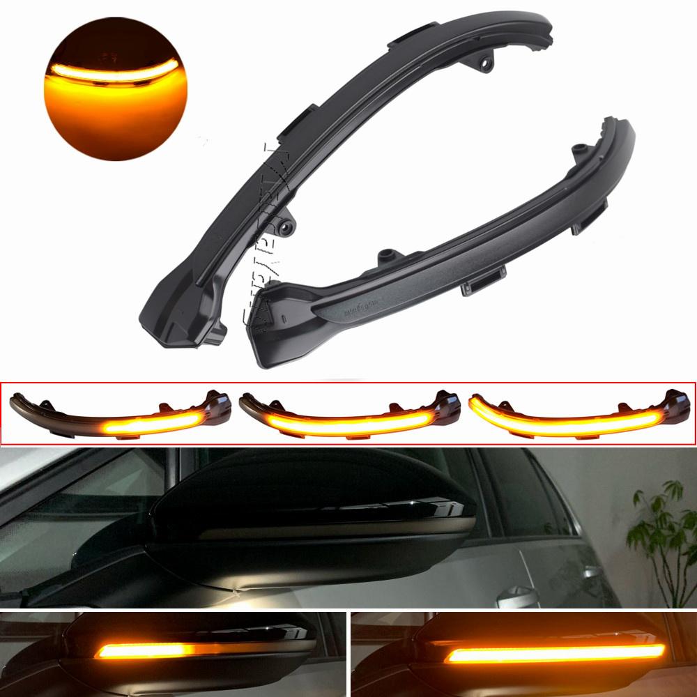 

Flowing Water Blinker Side Mirror Flashing Light LED Dynamic Turn Signal Light For VW Golf 7 MK7 7.5 GTI R Sportsvan Touran L II Black Yellow