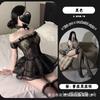 Sexy pure desire erotic underwear love confession perspective tube top net naked hip seduction skirt free women's suit
