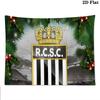 Sporting Charleroi Wall tapestry, aesthetic printed fabric blanket, suitable for bedroom, living room, and home decor.