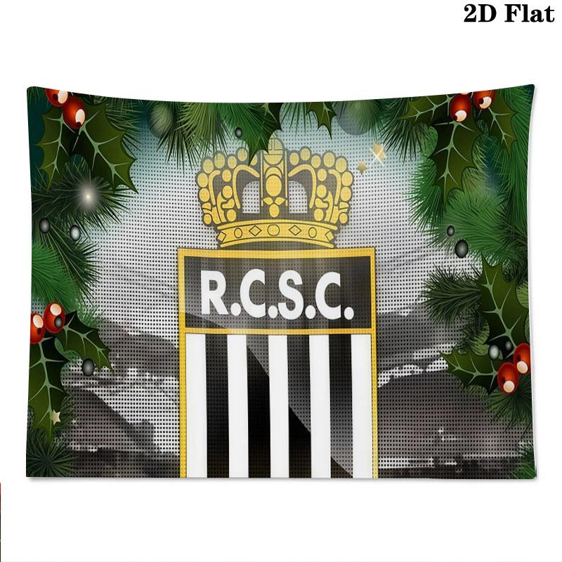 Sporting Charleroi Wall tapestry, aesthetic printed fabric blanket, suitable for bedroom, living room, and home decor.