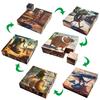 2CM Six Patterns Tung Tung Tung Sahur Magnetic Building Blocks Set Shinpanzinni Bananini Splicing Magnetic Educational Toys Gift for Children