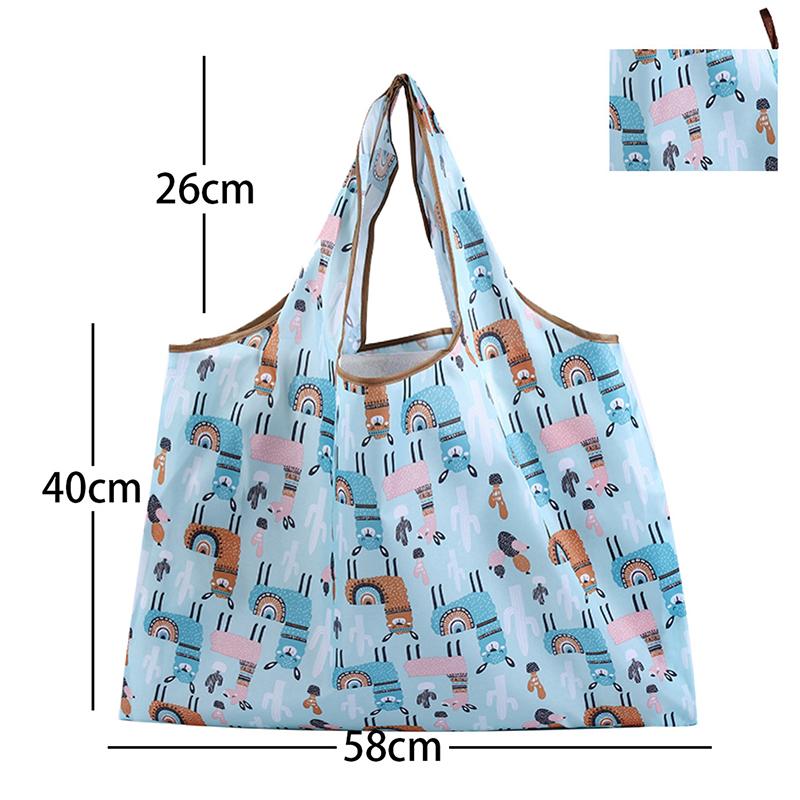 Reusable Grocery Bags Large Washable Shopping Bags Portable Foldable Environmental Friendly Heavy-Duty Handbags
