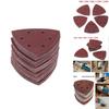 Versatile Triangle Sandpaper With Flannelette Backing 6 Holes 90*90*90mm