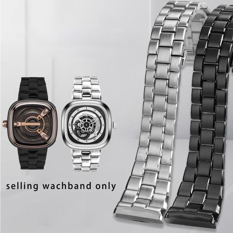 Edelstahl-Armband für Sevenfriday mechanische Uhr Stahlband Edelstahl-Uhrenarmband Zubehör 28mm Armband acc