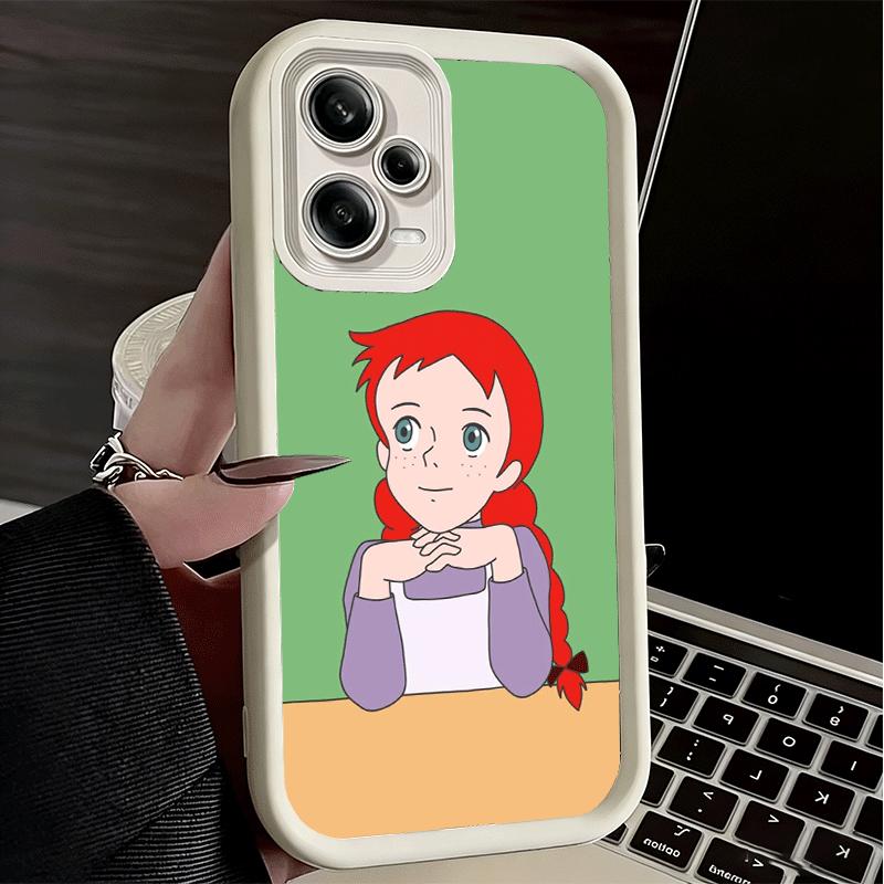 Phone Case for Xiaomi Redmi Note 15 14 13 Pro Plus Anne Of Green Gables Shirley Shell 12S 11 11S 11T 5G 14S Soft Silicone Funda