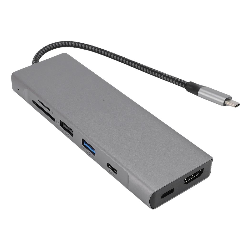 TYPE C Hub Fit for Studio Display Aluminum Alloy Multifunctional 8 in 1 Laptop USB C Hub 4K Video Output
