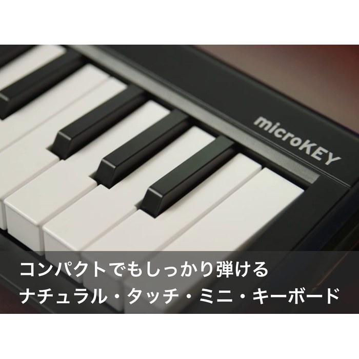 Controlador Teclado MIDI Sem Fio KORG microKEY2 Air de 61 Teclas (Preto)
