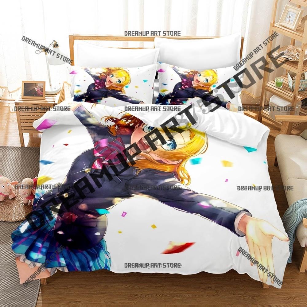 Fashion Love Live Kousaka Honoka Bedding Set Single Twin Full Queen King Size Bed Set Kids Bedroom Duvetcover Sets Bed Sheet Set