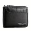 Pu Leather Men‘s Wallet Luxury Mens Purse Male Zipper Card Holders With Coin Pocket Rfid Wallets Gifts For Men Money Bag