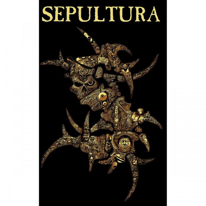 Sepultura Discography Textile Poster