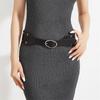 Unisex Punk Waistbelt Studded Belt For Daily Wear 120cm PU Leather Strap Durable 3.8cm Adjustable