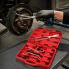 8Piece Drum Brake Repair Kit Manual Service Set with Plier Hook and Pry Style Parts, Metal Shafts for Car Motorcycle Garage Repair Use