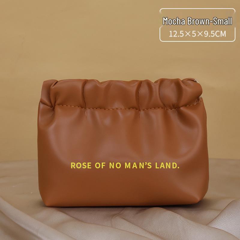Portable Makeup Bag with Lipstick, Data Cable, Bluetooth Headset, Charger, and Key Storage; Automatic Closure Spring Sheet Design