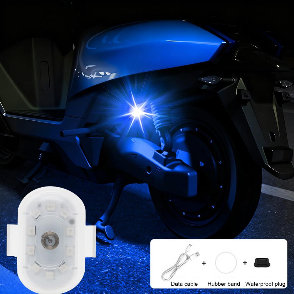 Wireless Remote Control Strobe Light Multi-color Rechargeable Warning Light for Car Motorcycle Drone Safety Navigation Lamp