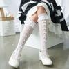 Sexy Elastic Hollow Japanese Princess Mid Tube Socks Ladies Hosiery Lolita Mesh Stockings