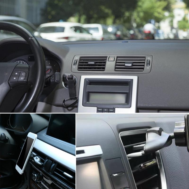 Universal Car CDs Slot Phone Holder With 17mm Ball Head For Stable Mounting And 360 Degree Rotation