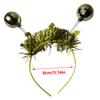 Star Headband Disco Photo Props Fun Headband Party Blingbling Karaoke Party Hair Hoop Tinsel for Christmas Stage