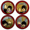 The Beatles Yellow Submarine Portholes Pin Badge Set (Pack of 4)