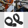 A Pair Atv Motorcycle Bikes Handle Bars Rear View Mirrors Adapter Clamp Mounts