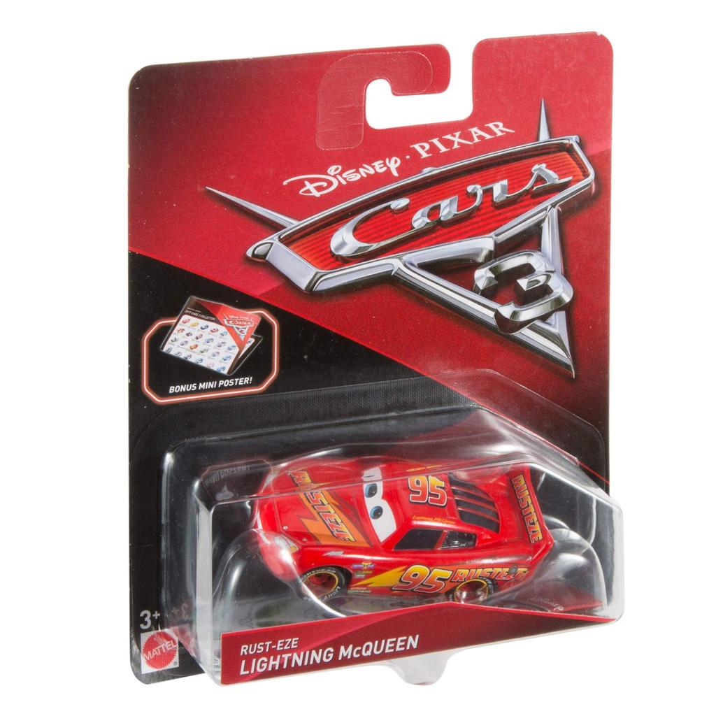 Cars 3: Crossroads Mattel 1:55 Diecast Miniature Car Pack: Rust-eze Lightning McQueen  MATTEL 2017 CARS 3 Rust-eze Lightning McQueen [Used] Disney