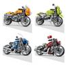 KAZI 6151 Vintage motorcycle motorcycle racing boy building block toy gift